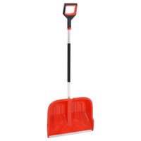 vidaXL Sneeuwschep 136 cm aluminium rood - thumbnail