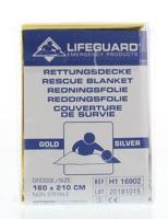 Lifeguard Reddingsdeken goud/zilver 160 x 210 1 Stuks