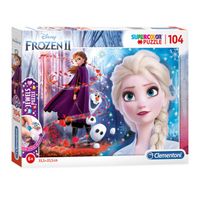Jewels Puzzel Frozen 2, 104st. - thumbnail