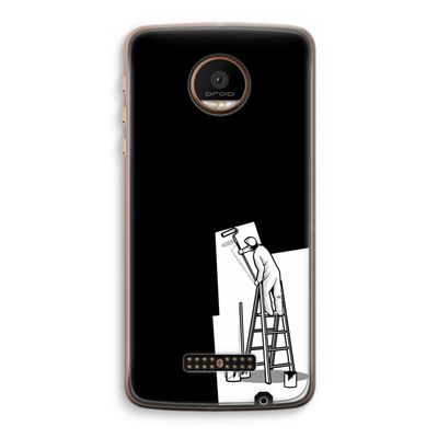 Musketon Painter: Motorola Moto Z Force Transparant Hoesje