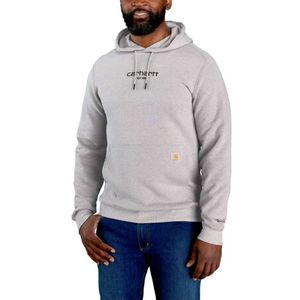 Carhartt Force Lightweight Graphic Logo Asphalt Heather Sweatshirt Heren