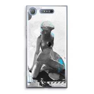 I will not feel a thing: Sony Xperia XZ1 Transparant Hoesje