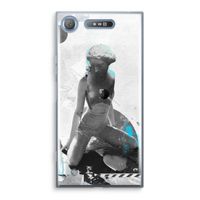 I will not feel a thing: Sony Xperia XZ1 Transparant Hoesje