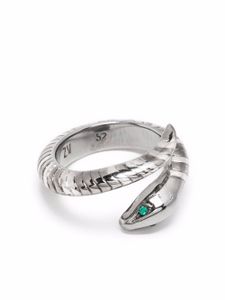 Zadig&Voltaire bague serpent ornée de cristaux - Argent