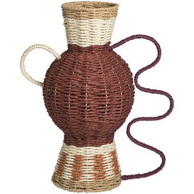 Vaas Fes - multikleur - metaal - 41x34,5x21 cm - Leen Bakker
