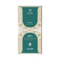 Korte houdbaarheidsdatum: Auro - Luna - 50% donkere melkchocolade Korte houdbaarheidsdatum: Auro - Luna - 50% donkere melkchocolade