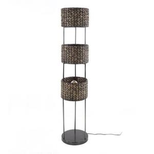 Fraaai - Lucy vloerlamp 3L tower - zwart nikkel