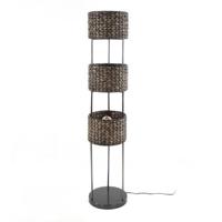 Fraaai - Lucy vloerlamp 3L tower - zwart nikkel