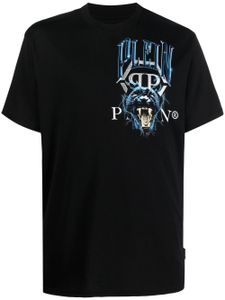 Philipp Plein t-shirt à logo imprimé - Noir