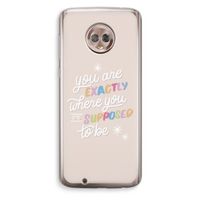 Right Place: Motorola Moto G6 Transparant Hoesje