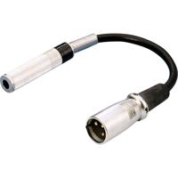 Monacor MCA-15/2 Audio Adapter [1x XLR-stekker - 1x Jackplug female 6,3 mm] 15 cm