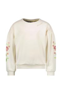 Like Flo Zomer sweater meisjes Off wit - embroidery op mouw