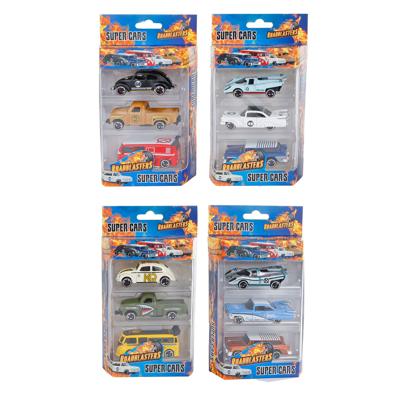 Roadblasters Die-Cast Super Auto&apos;s, 3st.