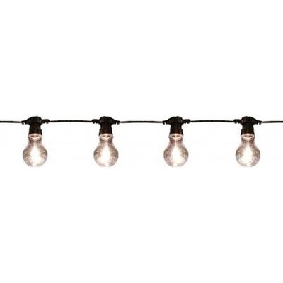 Buiten feestverlichting lichtsnoer warm witte lampbolletjes 10 meter