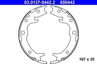 Remschoenset, parkeerrem 03013704422