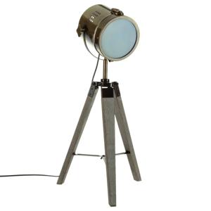 Atmosphera Tafellamp Thor - metaal - brons - H68 cm - Leeslamp - Designlamp - statief lamp