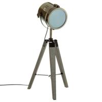 Atmosphera Tafellamp Thor - metaal - brons - H68 cm - Leeslamp - Designlamp - statief lamp