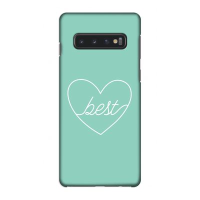 Best heart pastel: Samsung Galaxy S10 4G Volledig Geprint Hoesje