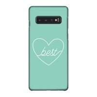 Best heart pastel: Samsung Galaxy S10 4G Volledig Geprint Hoesje