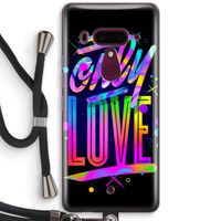 Only Love: HTC U12+ Transparant Hoesje met koord