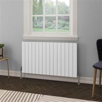 Eastbrook Hadleigh radiator 105x60cm aluminium 1759W wit mat - thumbnail