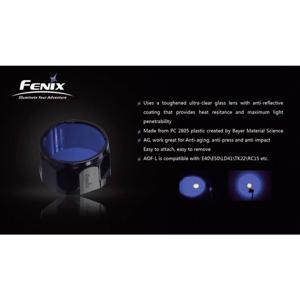 Fenix Light FENAOFLB Kleurfilter Fenix E40, Fenix E50, Fenix TK22, Fenix RC15, Fenix LD41 Blauw