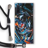 Black Unicorn: Samsung Galaxy Note 10 Transparant Hoesje met koord