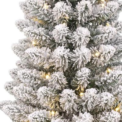 Charlton Pilar kerstboom led groen warm wit 160L TIPS 362 en timer & dimmer h215xd56cm - Black box