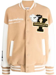 CHOCOOLATE veste Letterman à motif Bunny - Marron