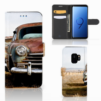 Samsung Galaxy S9 Telefoonhoesje met foto Vintage Auto - thumbnail