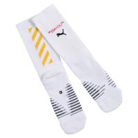 PUMA AC Milan X Off-White Crew Voetbalsokken Wit Geel