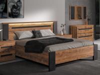 Bed PAULETTE 160x190 cm tropix hout