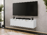 Tv-meubel KAIZEN 2 deuren 140 cm wit