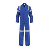 Hoge zichtbaarheids overall korenblauw
