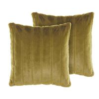 Beliani-PUMILA -Sierkussen set van 2-Groen-45 x 45 cm-Polyester - thumbnail