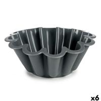 Bakvorm Kinvara HH477 HH477 Lichtgrijs Donker grijs Siliconen 1,5 L 24,5 x 10 x 24,5 cm (6 Stuks)