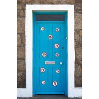 Verjaardag Leeftijd stickers pakket - 75 jaar thema - 10x stuks - 2 formaten - versiering