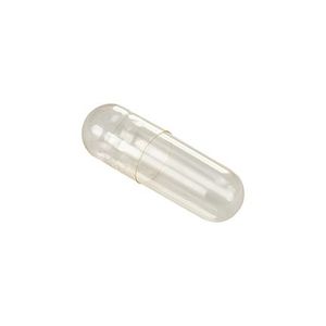 Capsule nr. 0 kleurloos star-lock gelatine pot