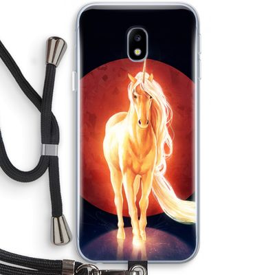 Last Unicorn: Samsung Galaxy J3 (2017) Transparant Hoesje met koord