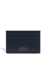 Smythson porte-cartes Panama en cuir de veau - Bleu - thumbnail