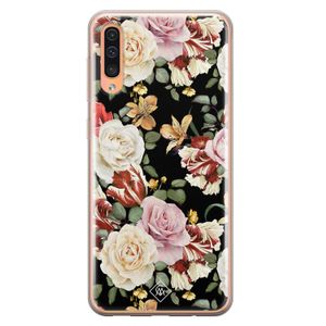 Samsung Galaxy A50/A30s siliconen hoesje - Flowerpower