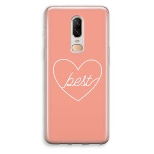 Best heart: OnePlus 6 Transparant Hoesje