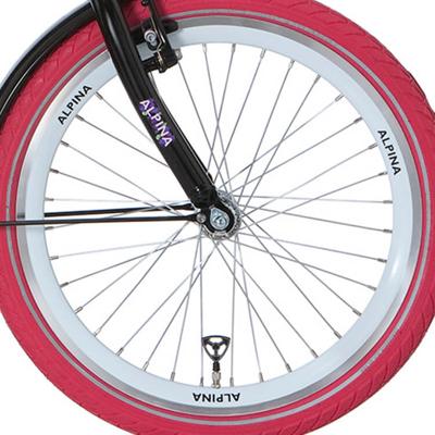 Alpina voorwiel 20 j19db paars zink spk