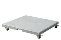 Platinum | Parasolvoet Salerno Graniet met Wielen | 120 kg