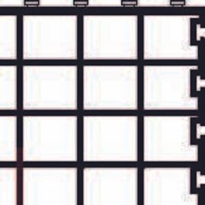 Europond Filterroosters Easy Tray - Flexibele Vijverfilter 34x20cm, Maaswijdte 2cm