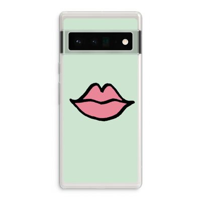 Kusje: Google Pixel 6 Pro Transparant Hoesje