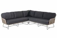 4SO Belmond hoek loungeset natural zonder tafel