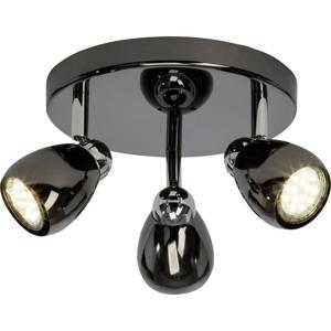 Brilliant Milano G21734/76 Plafondspot LED GU10 9 W Chroom, Zwart