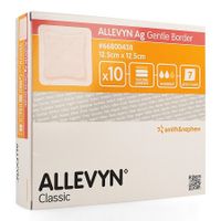 Allevyn Ag Verband Klevend Silic. 12,5x12,5cm 10