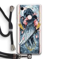 Golden Raven: Pixel 3 Transparant Hoesje met koord